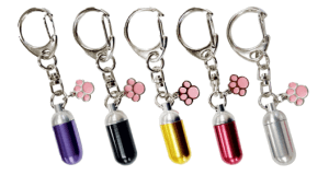 遺骨カプセルキーホルダー