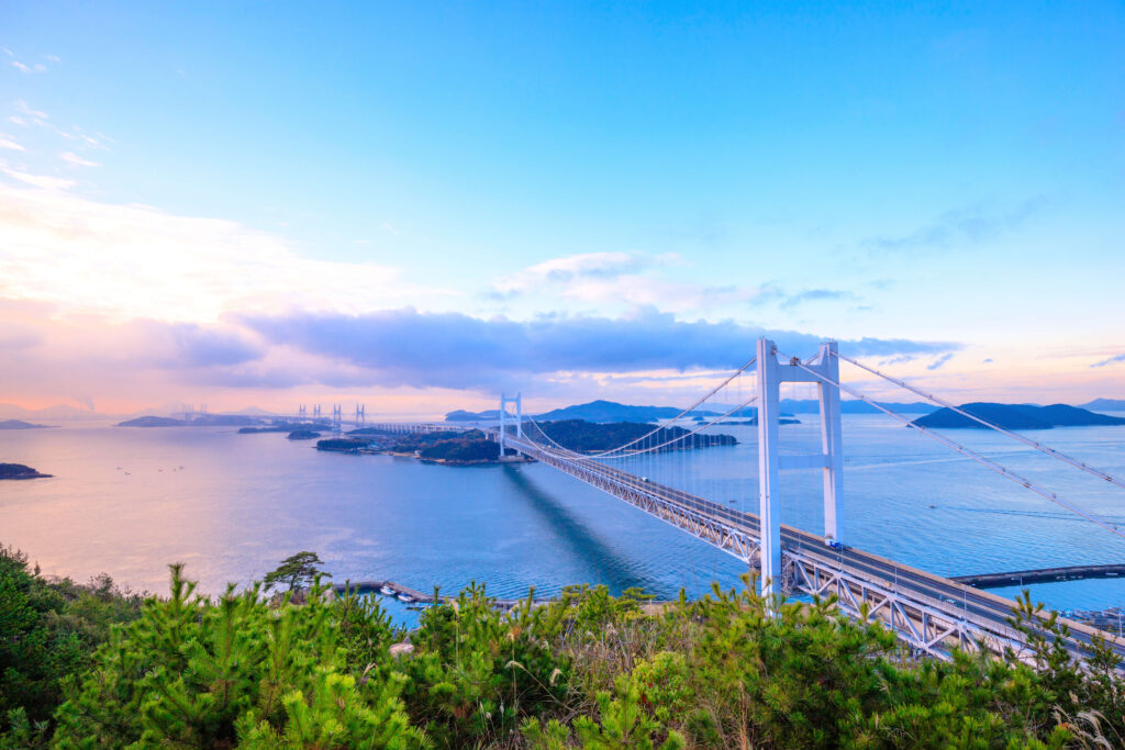 絶景の景色がある瀬戸内海