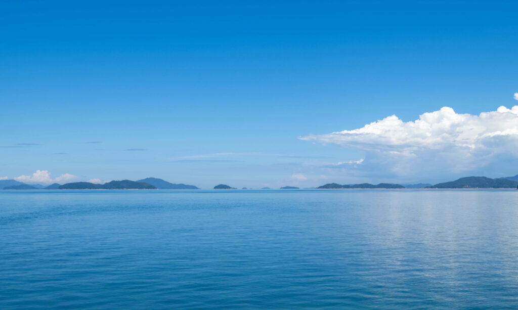 穏やかな香川県瀬戸内海